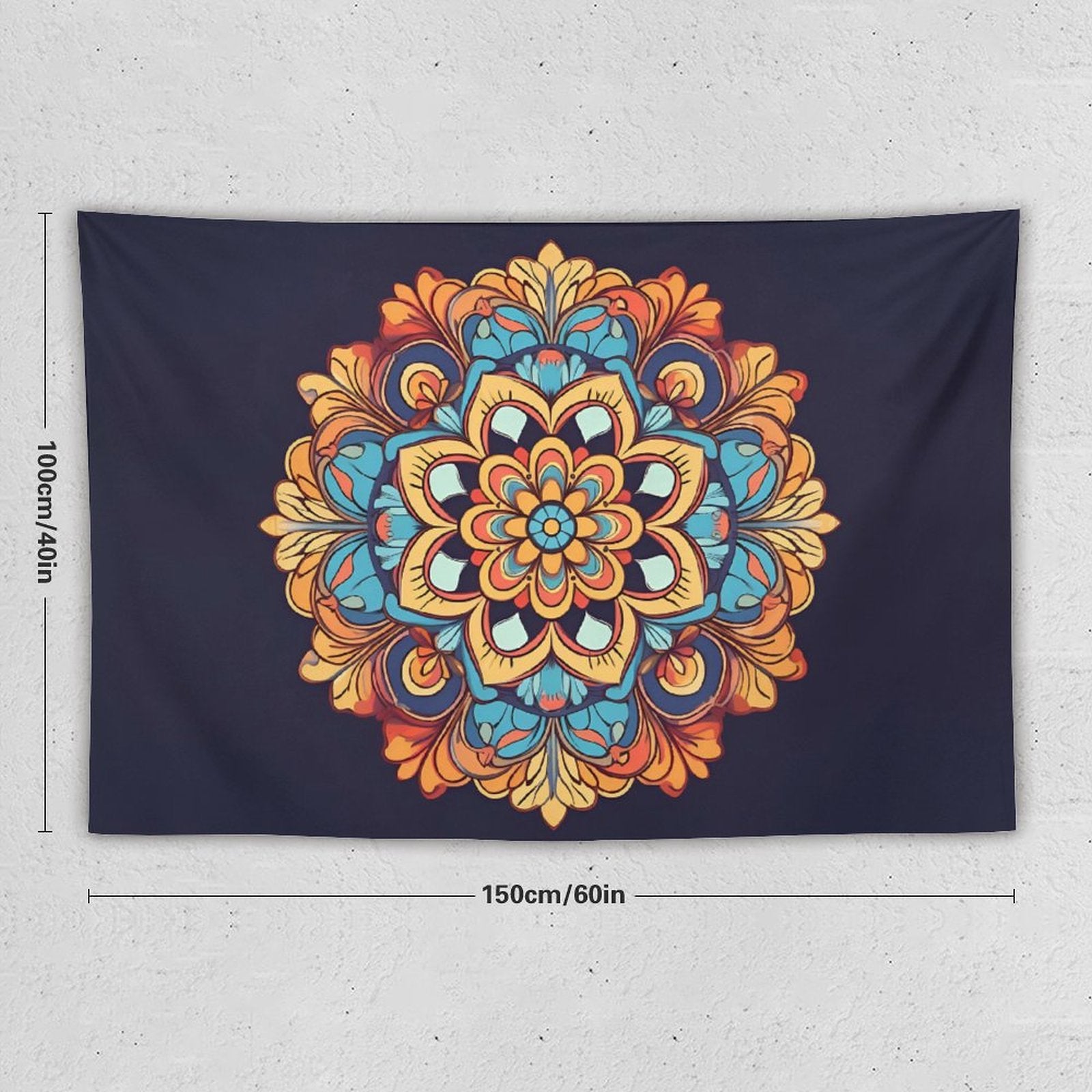 Tapiz de pared de flores