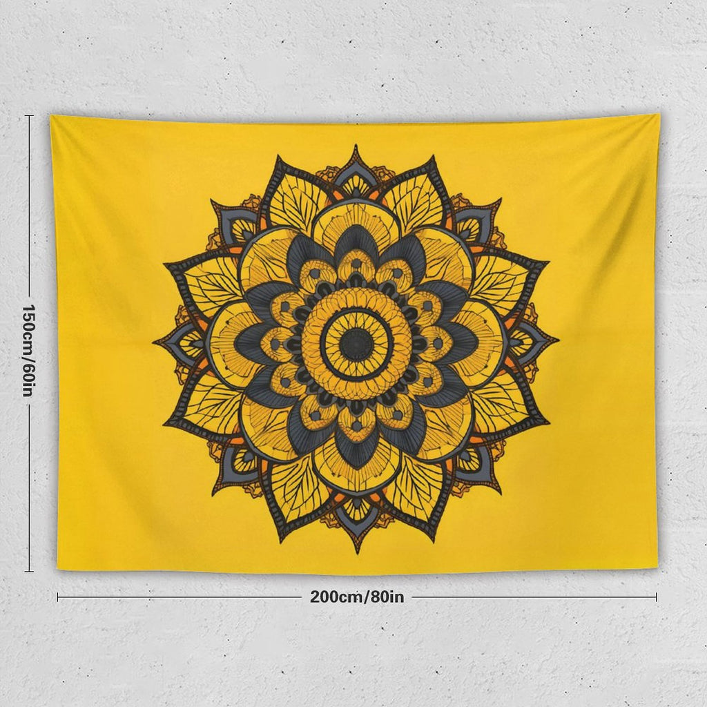 Tapiz de pared de girasoles