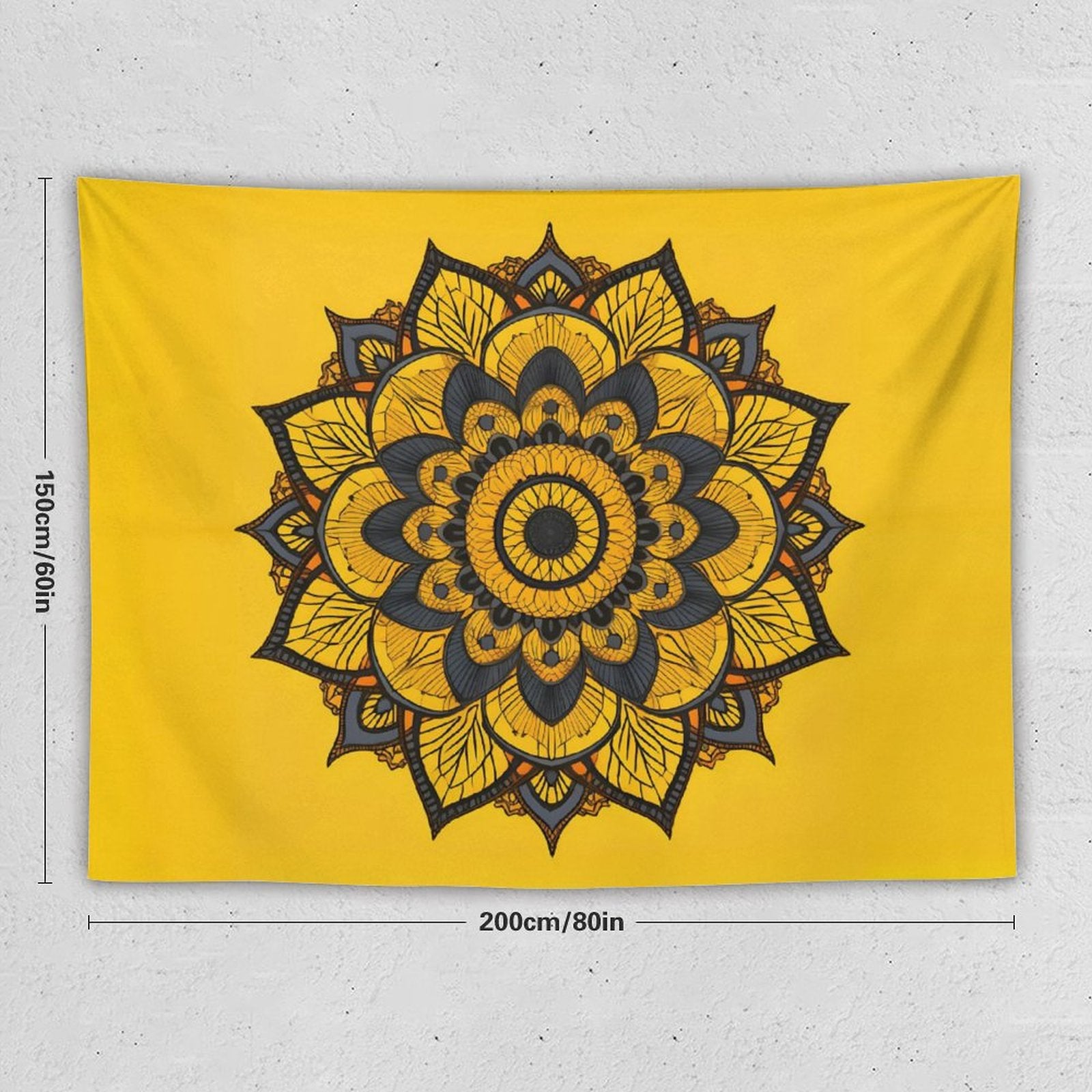 Tapiz de pared de girasoles