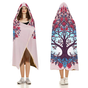 Tree Hooded Blanket