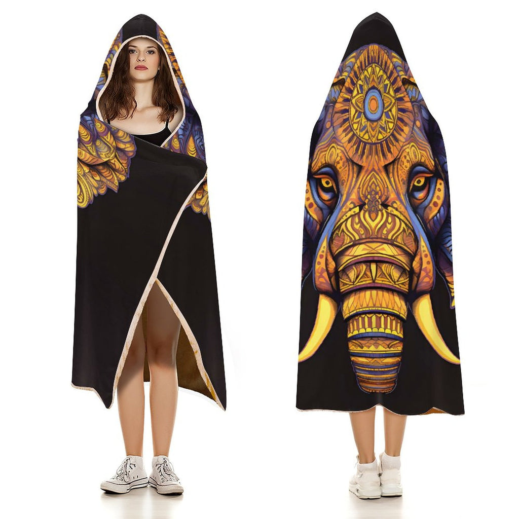 Elephant Hooded Blanket