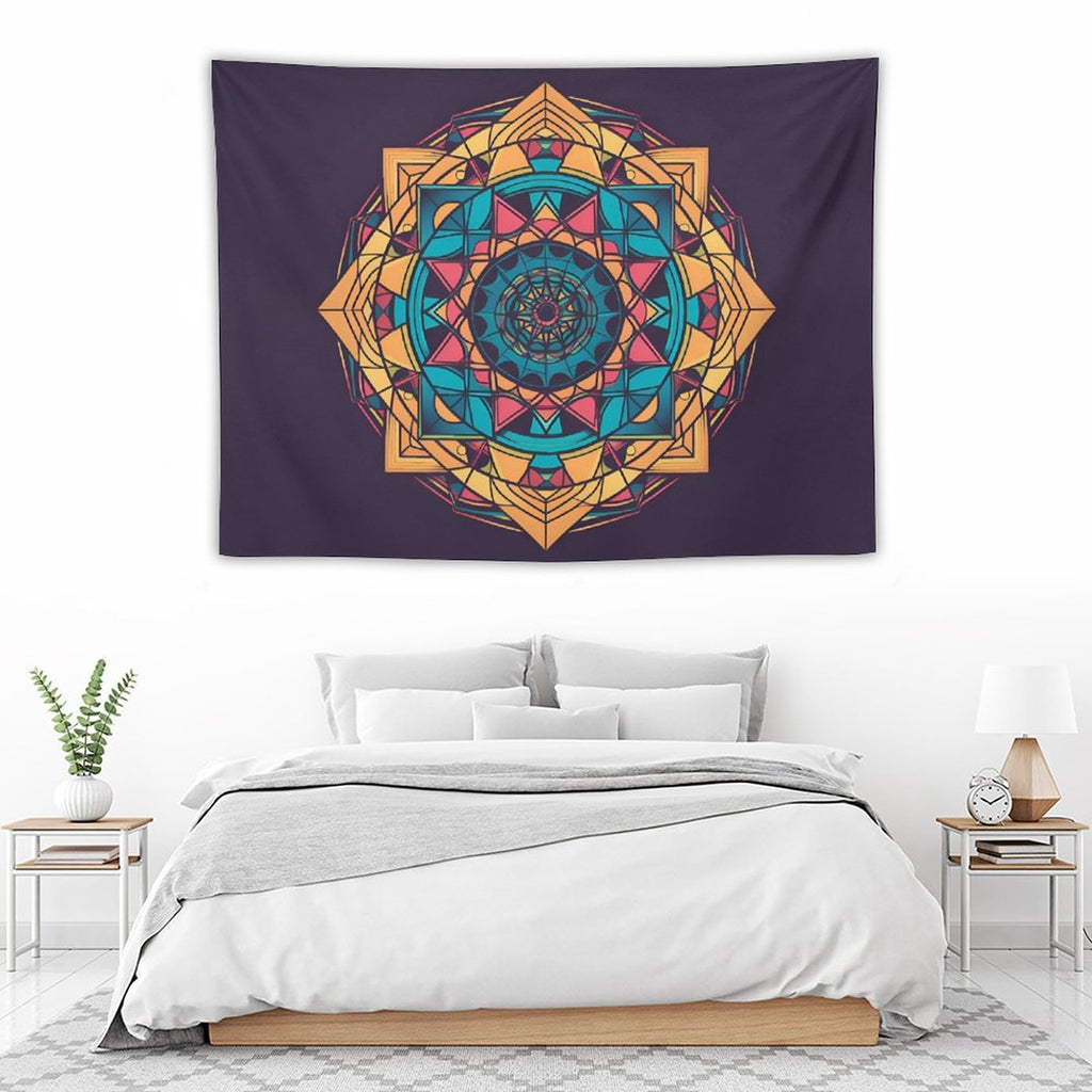 Tapiz geométrico de pared