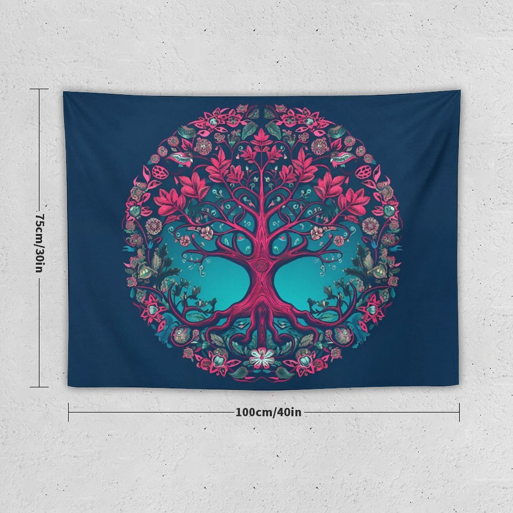 Tapiz de pared de árbol