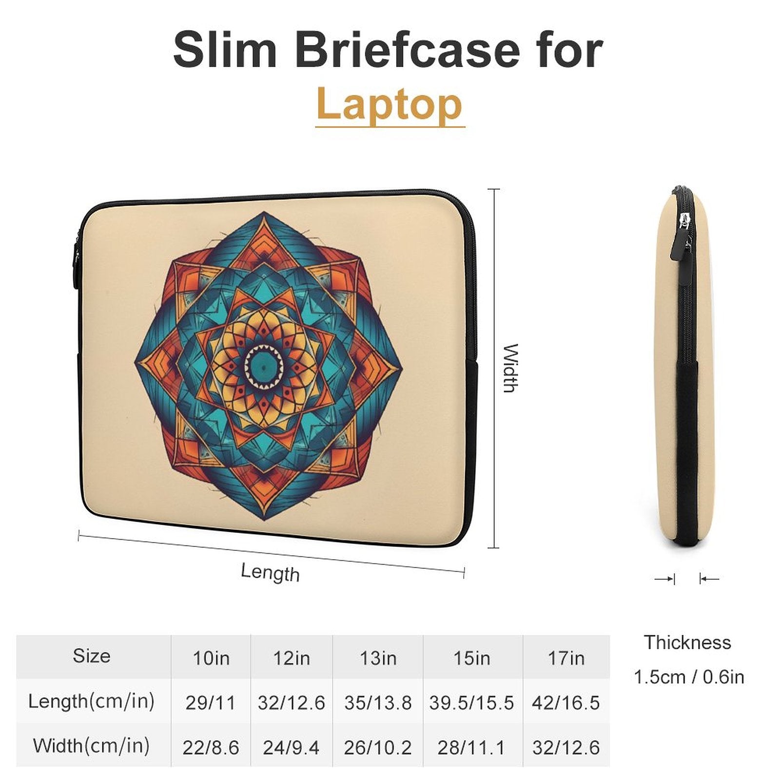 Geometric Laptop Sleeve