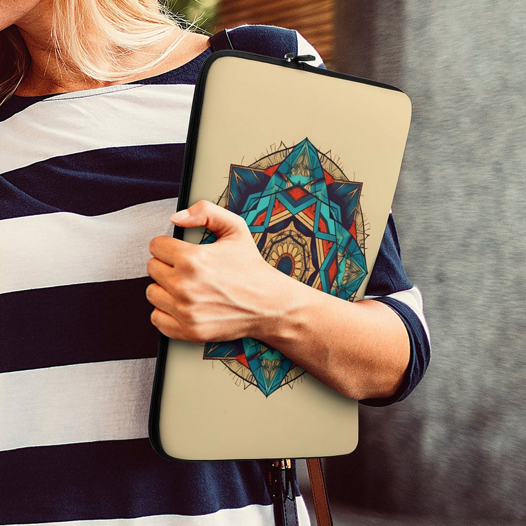 Funda geométrica para portátil