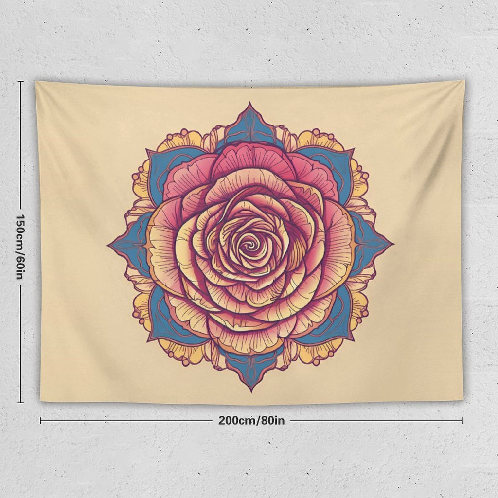 Rose Wall Tapestry