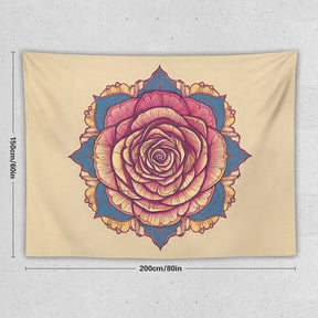 Rose Wall Tapestry