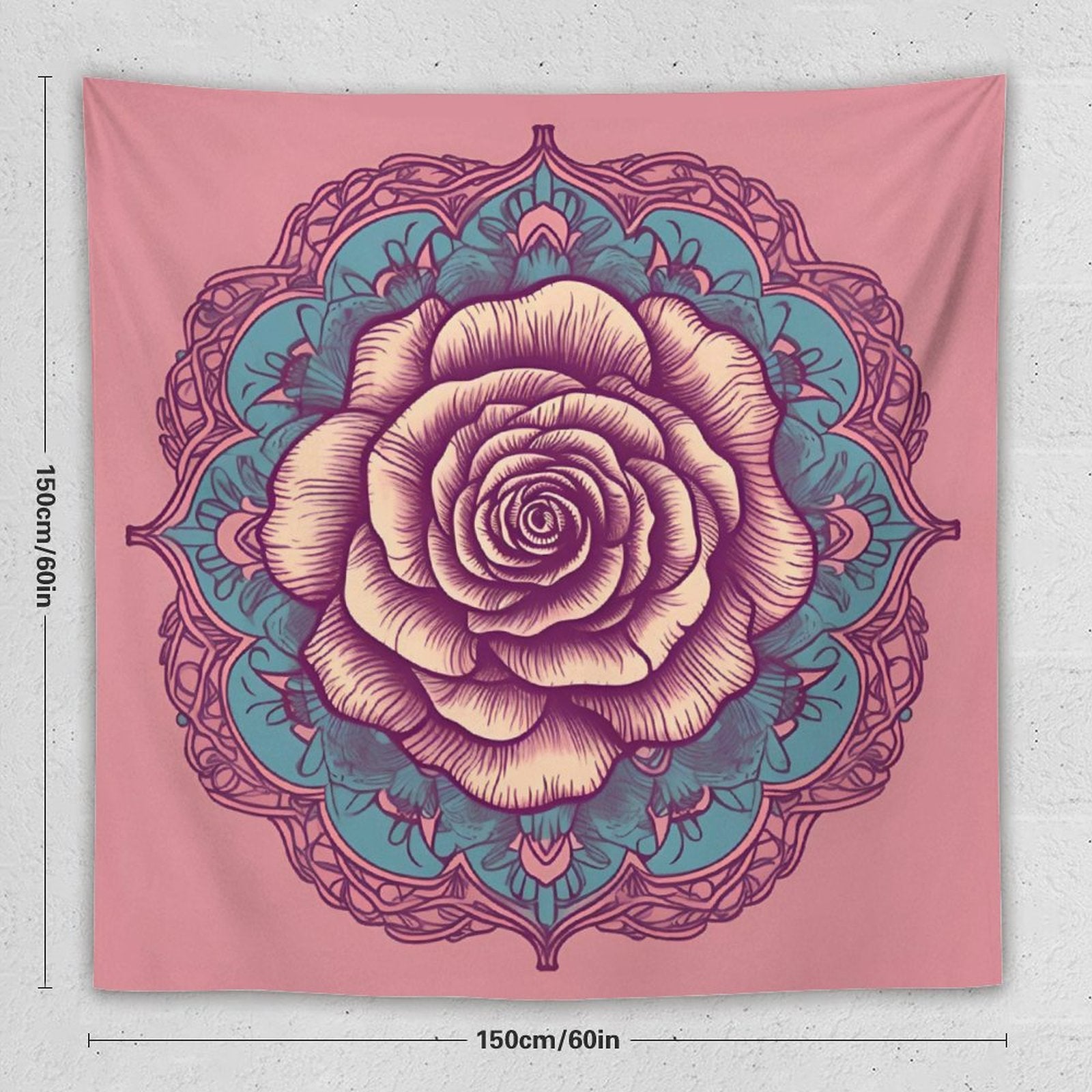 Rose Wall Tapestry