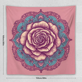 Rose Wall Tapestry