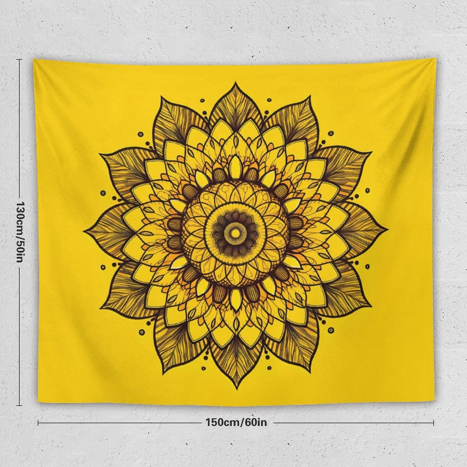 Tapiz de pared de girasoles