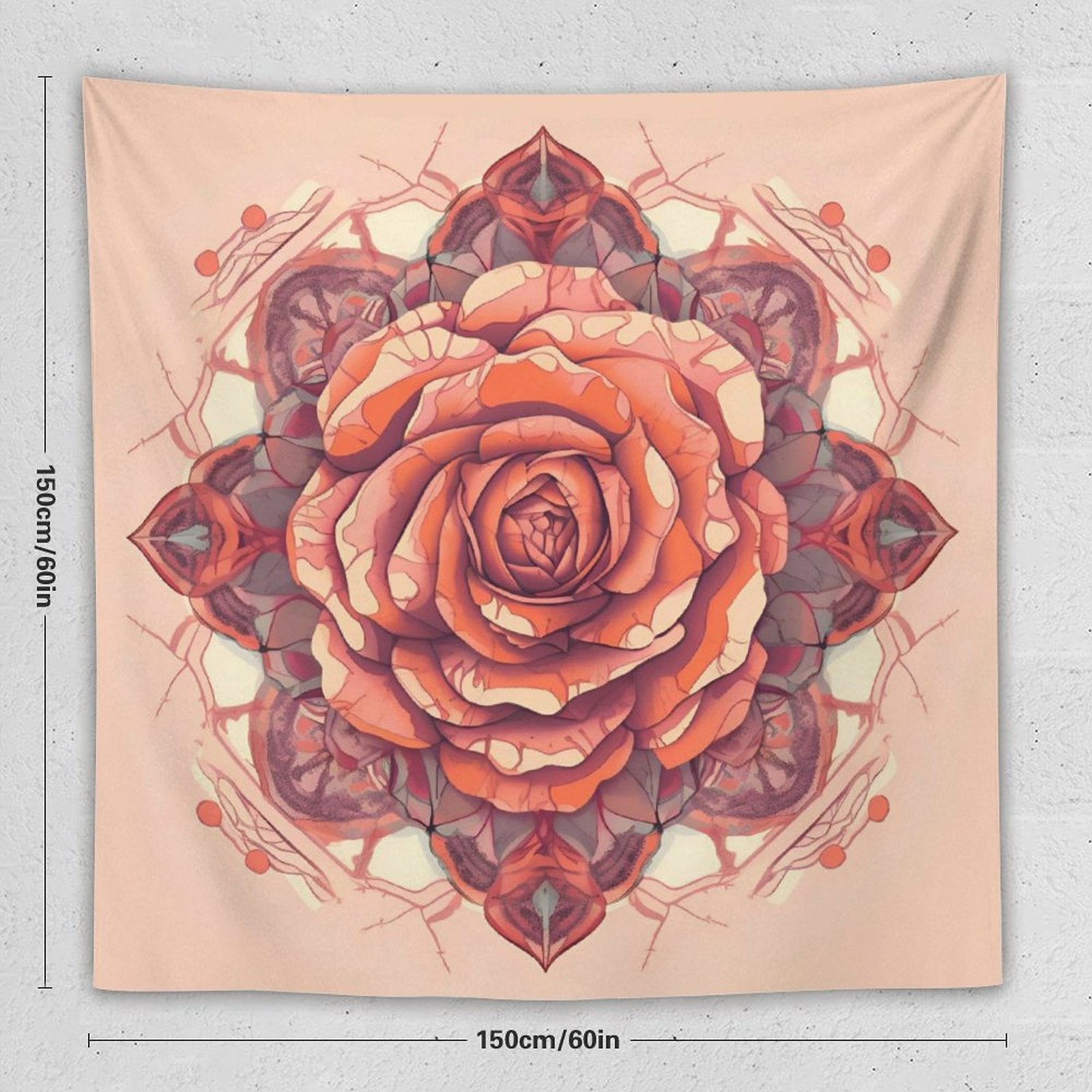 Rose Wall Tapestry