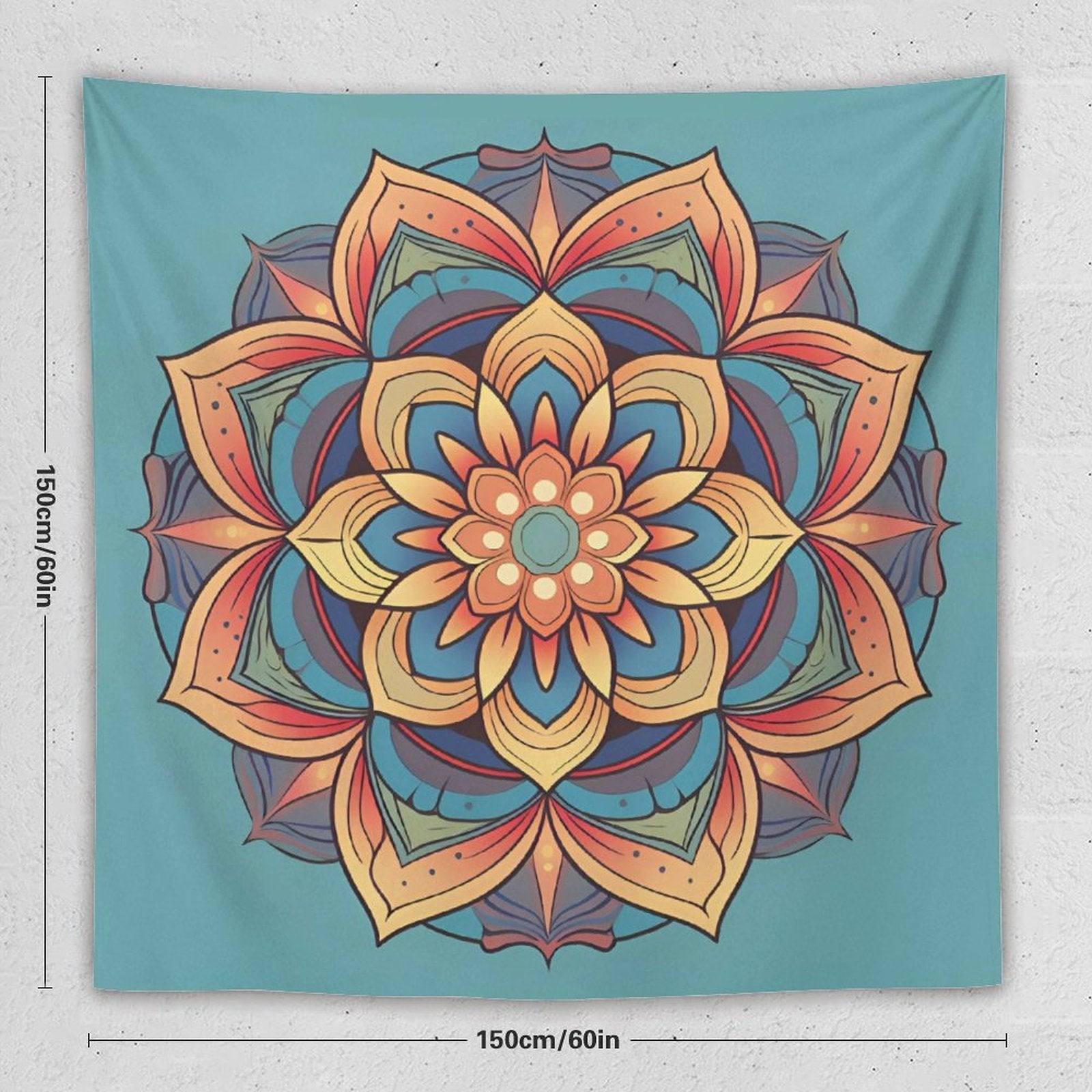 Tapiz de pared de loto