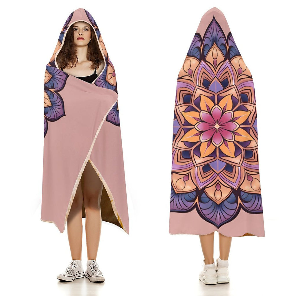 Manta con capucha Lotus