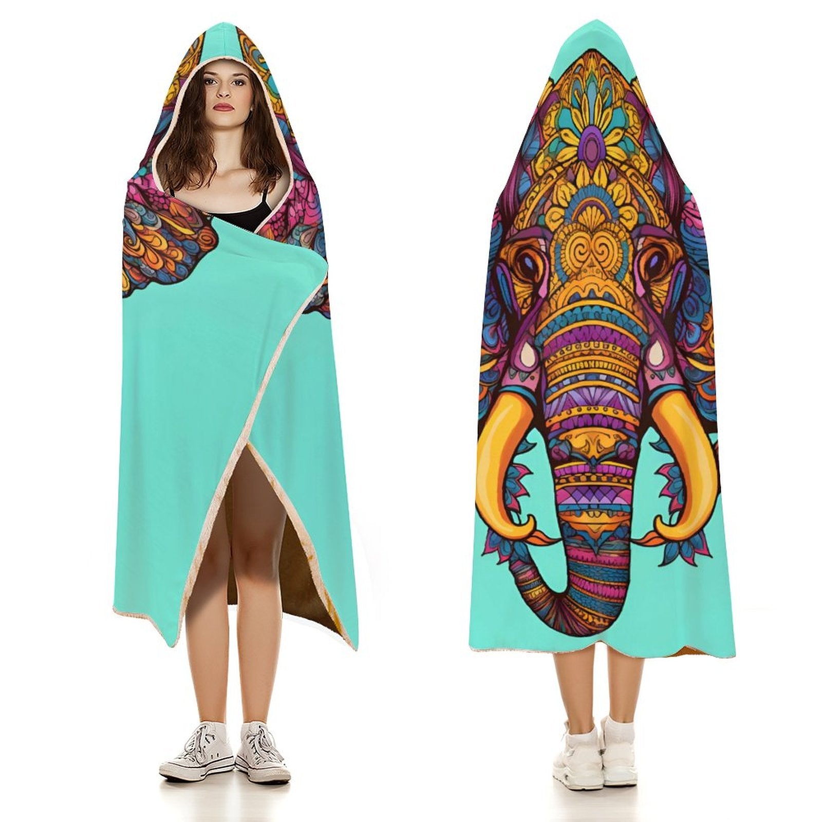 Elephant Hooded Blanket