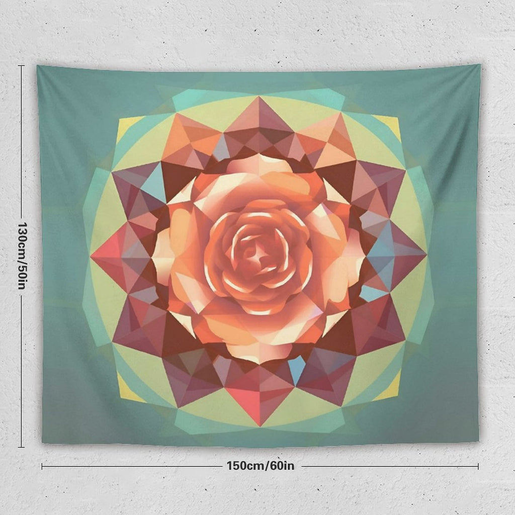 Tapiz de pared de rosas