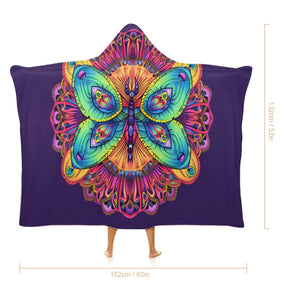 Butterfly Hooded Blanket