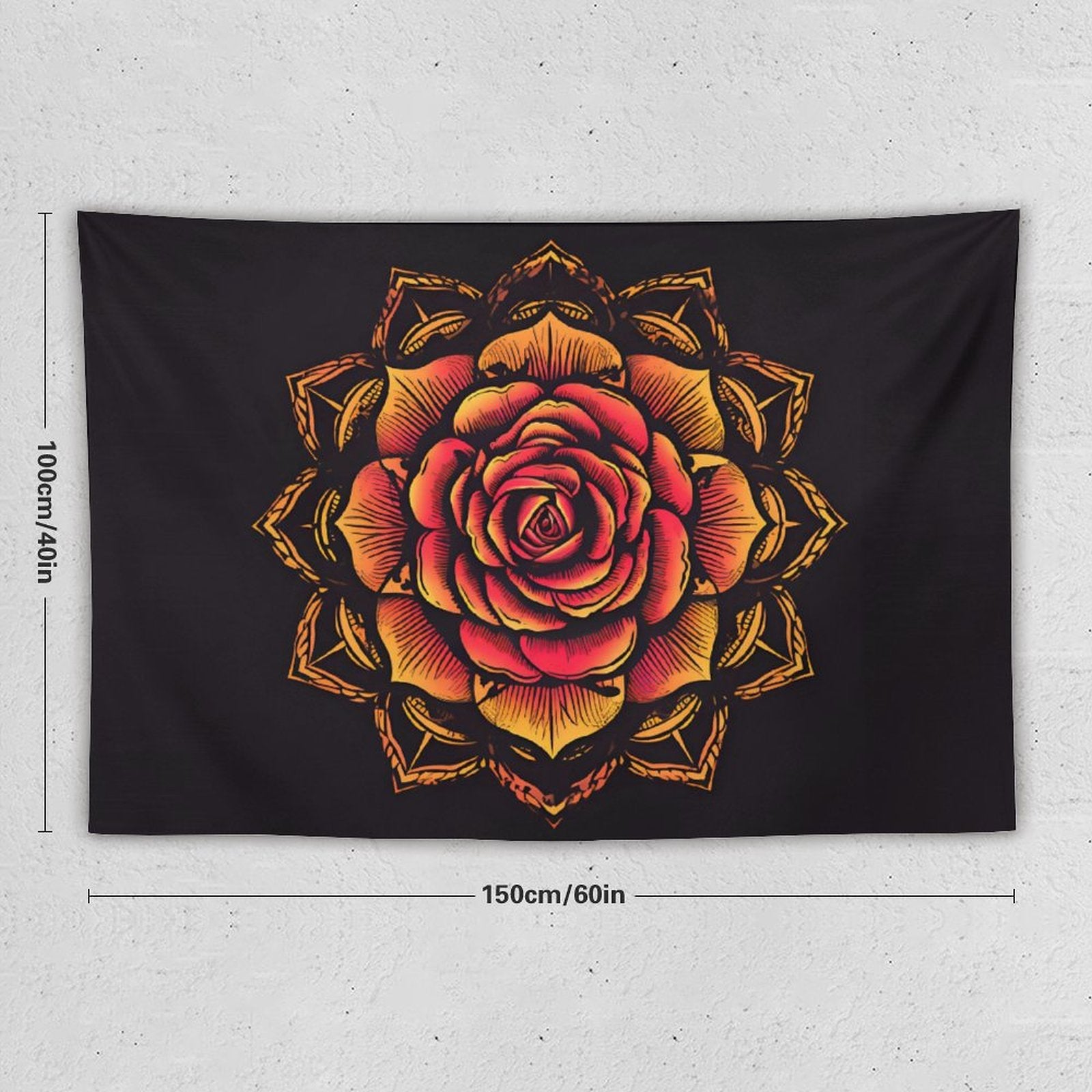 Rose Wall Tapestry