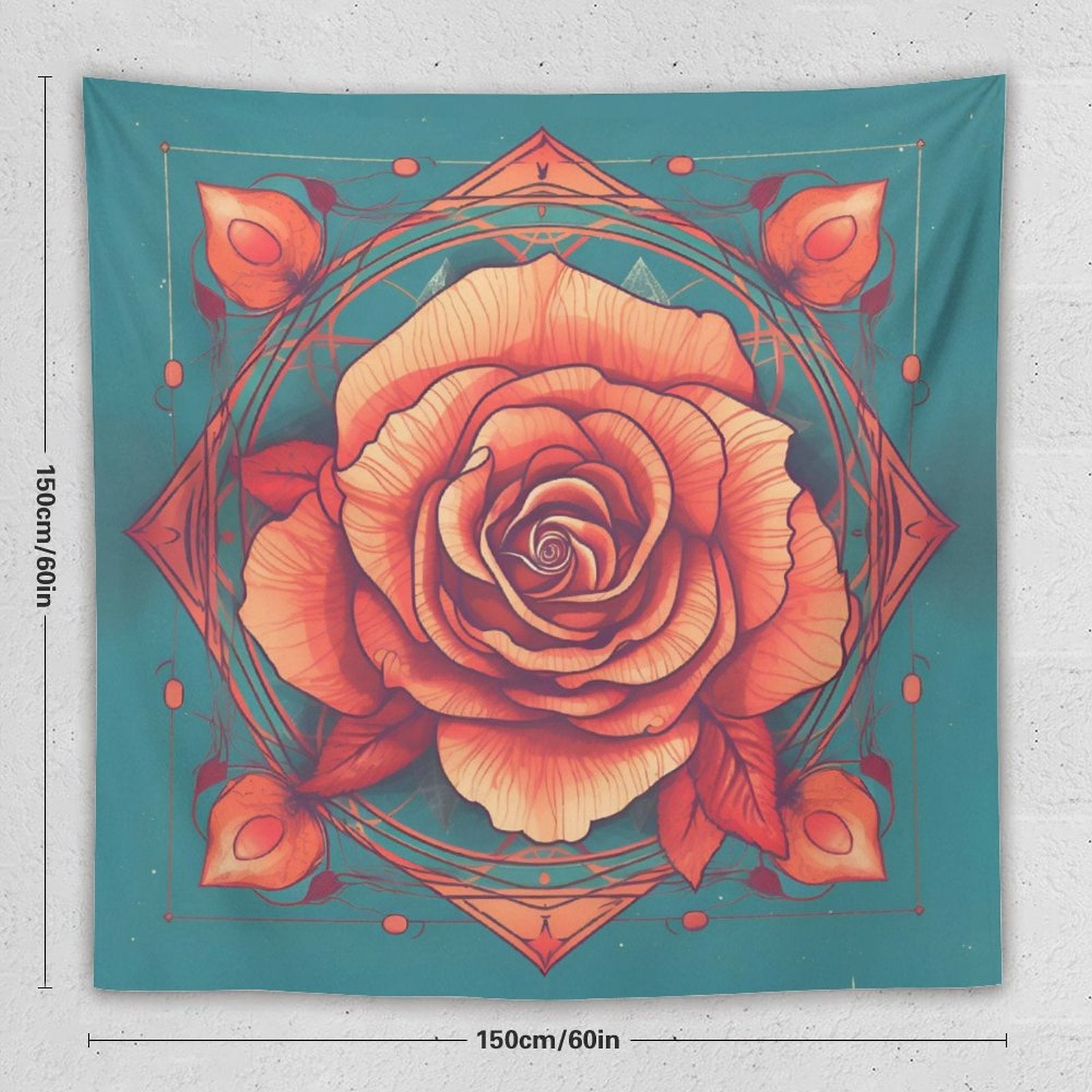 Rose Wall Tapestry