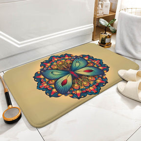 Butterfly Coral Velvet Rug