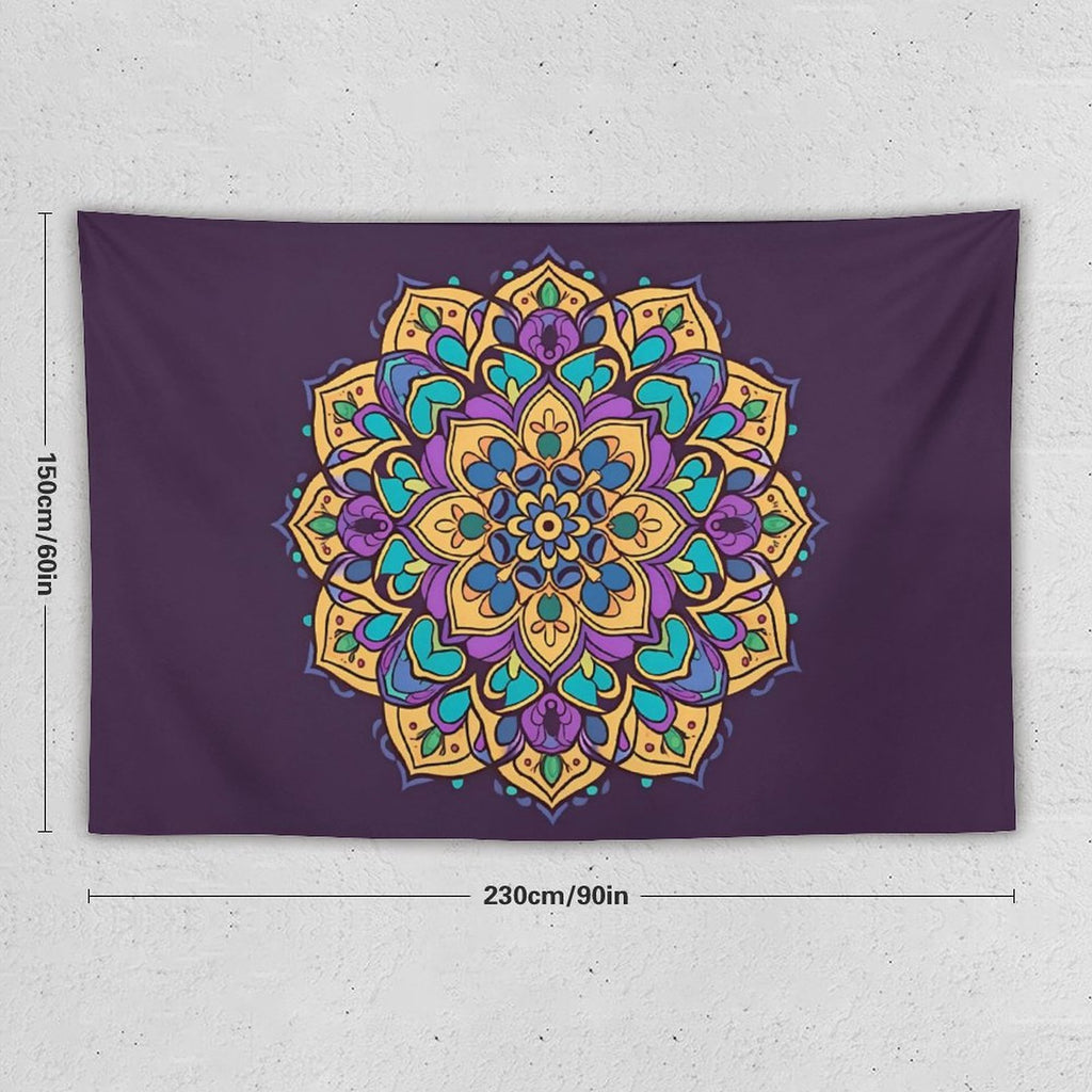 Tapiz de pared de flores