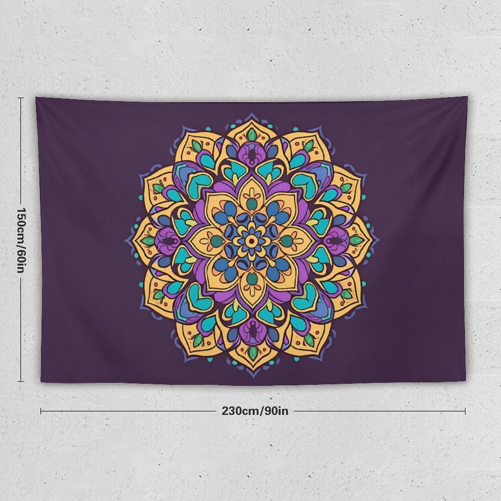 Tapiz de pared de flores