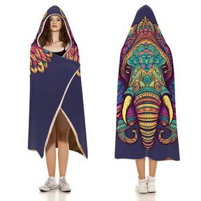 Elephant Hooded Blanket