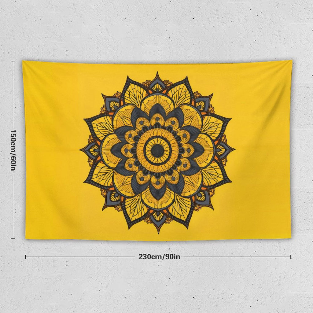 Tapiz de pared de girasoles