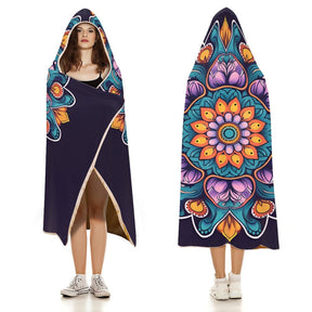 Flower Hooded Blanket