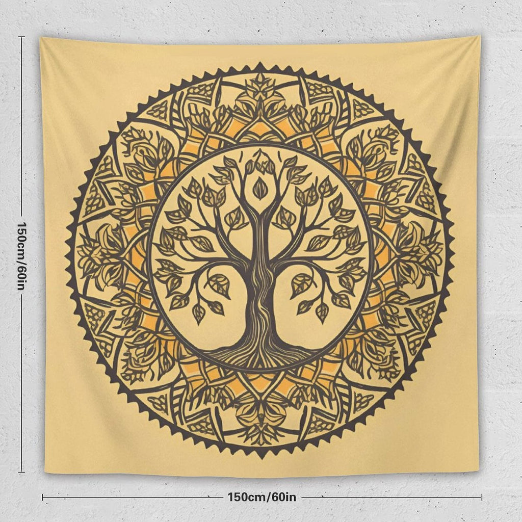 Tapiz de pared de árbol