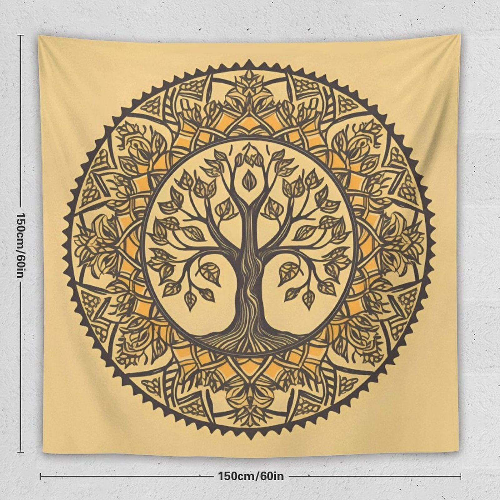 Tapiz de pared de árbol