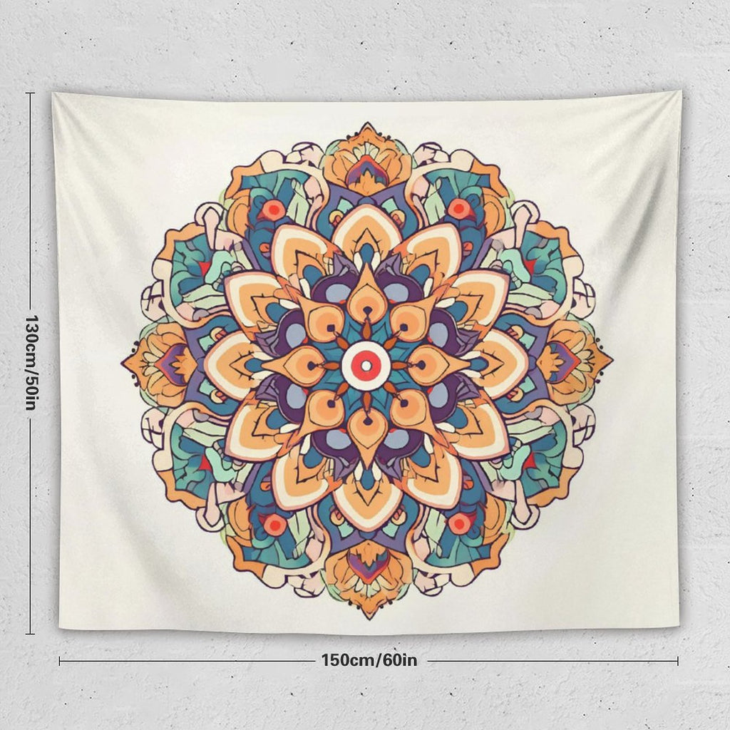 Tapiz de pared de flores