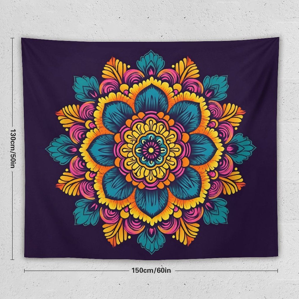 Tapiz de pared de flores