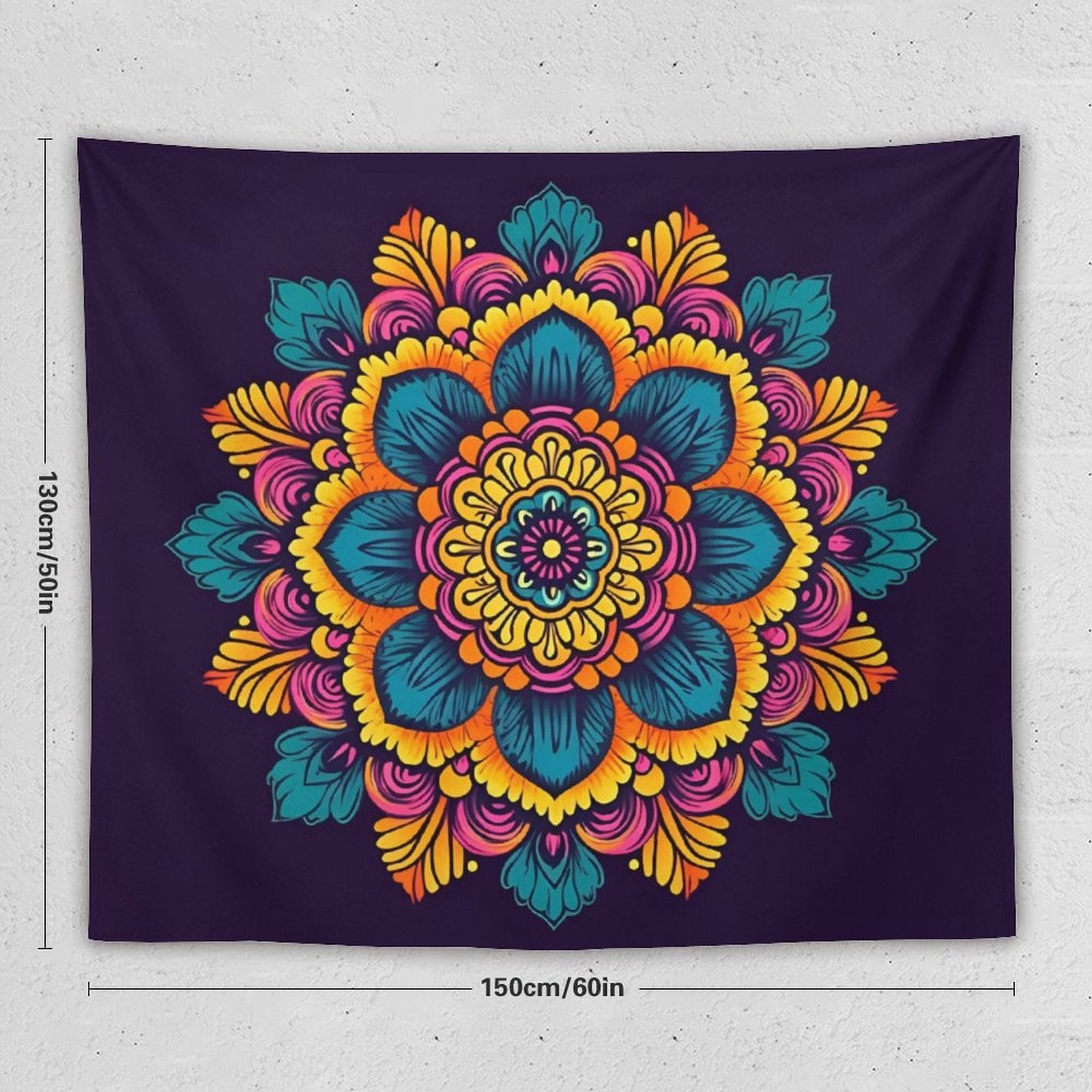 Tapiz de pared de flores