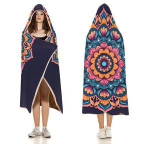 Flower Hooded Blanket