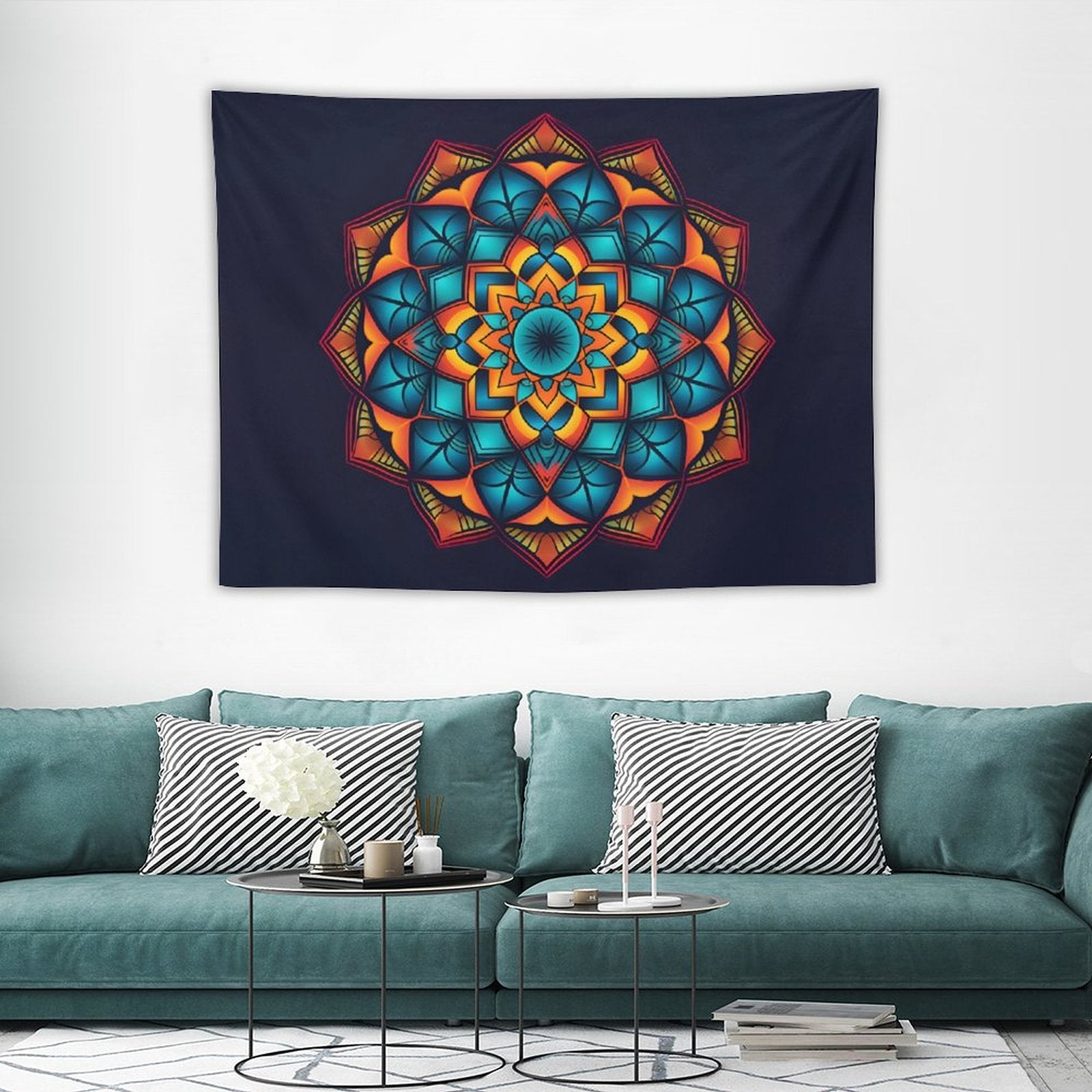 Tapiz geométrico de pared