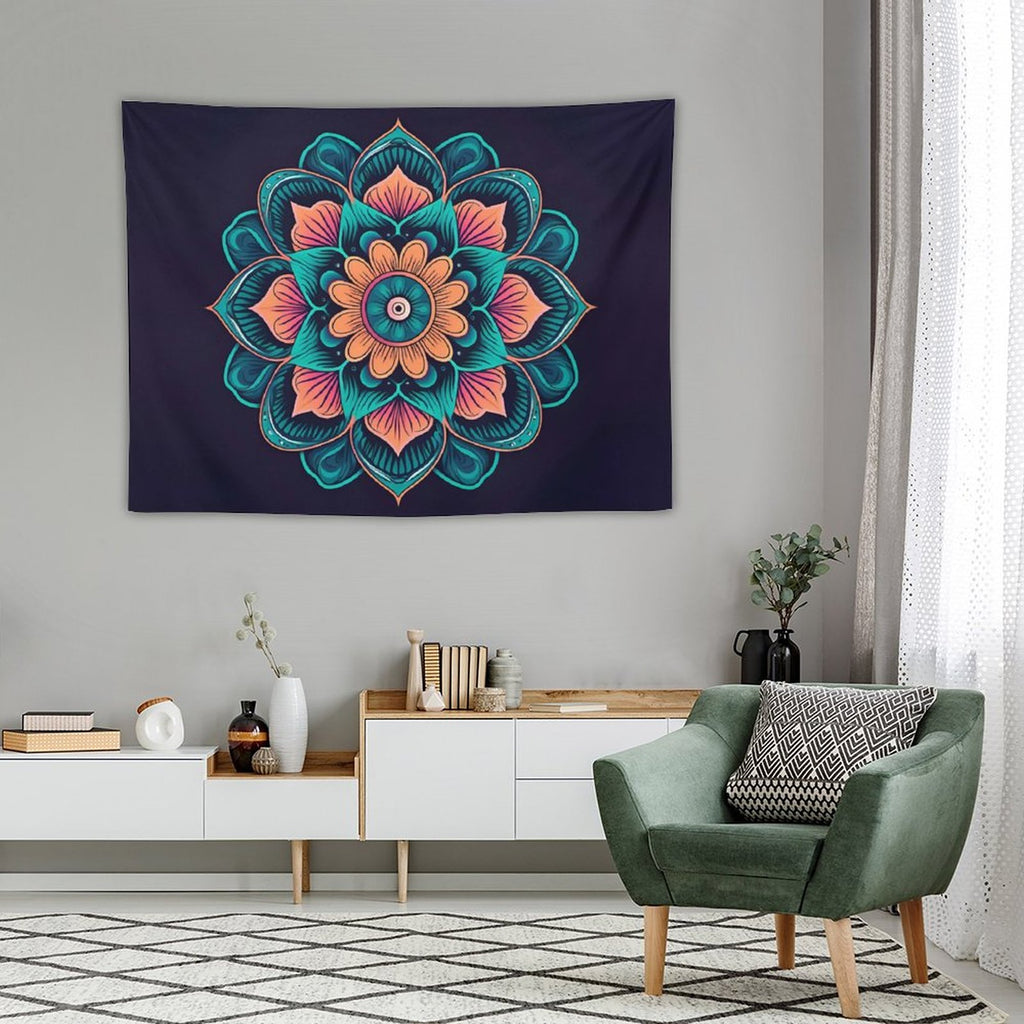 Tapiz de pared de flores