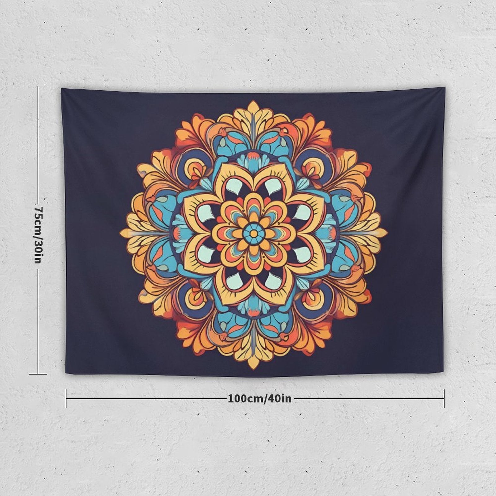 Tapiz de pared de flores