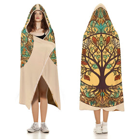 Tree Hooded Blanket