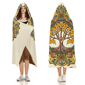 Tree Hooded Blanket