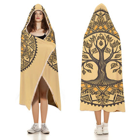 Tree Hooded Blanket