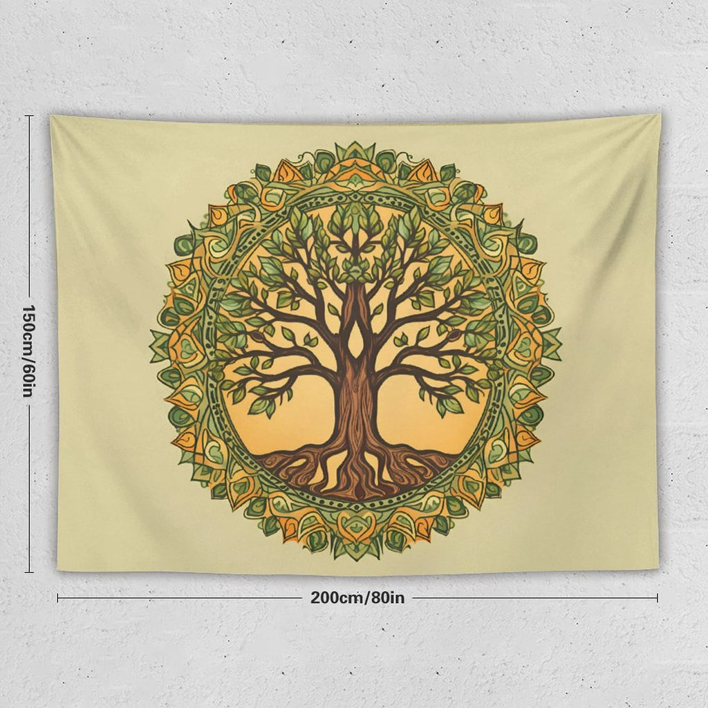 Tapiz de pared de árbol