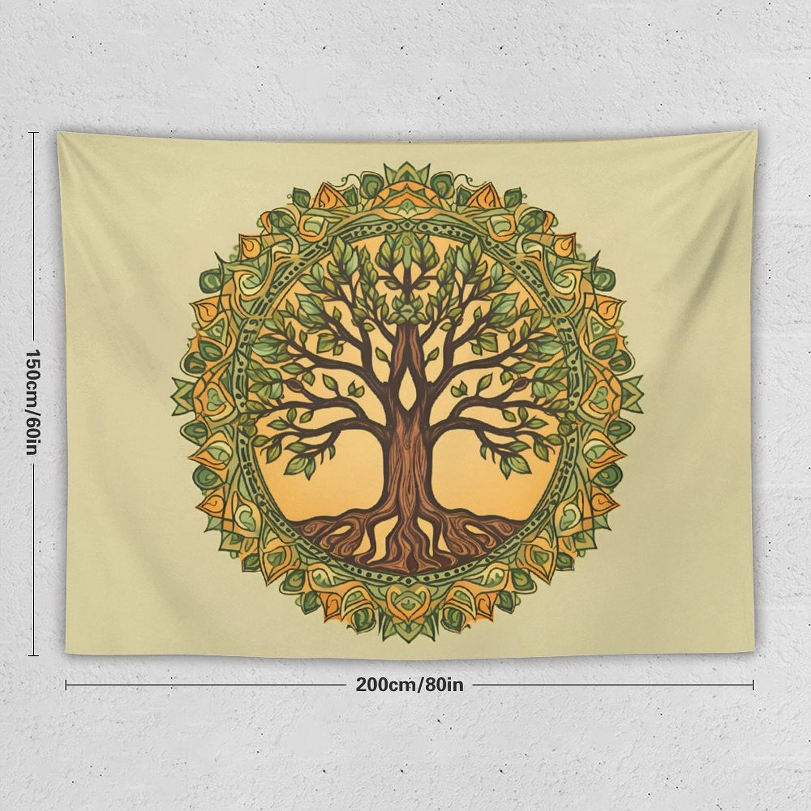 Tapiz de pared de árbol