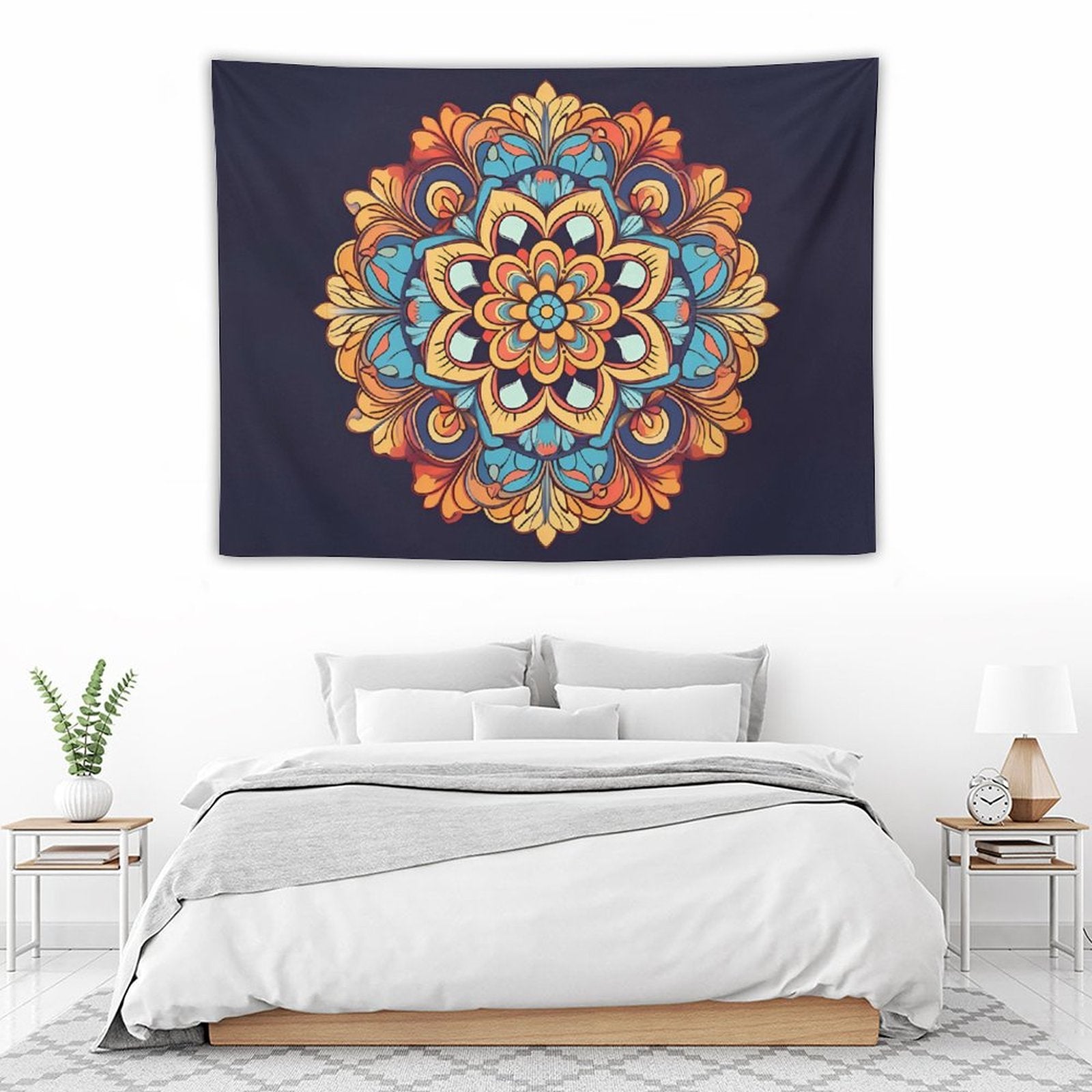 Tapiz de pared de flores