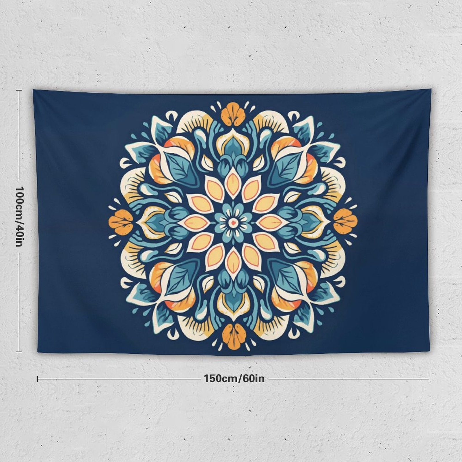 Tapiz de pared de flores