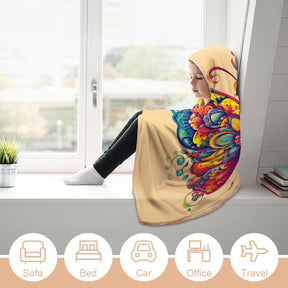 Butterfly Hooded Blanket