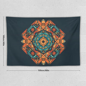 Geometric Wall Tapestry