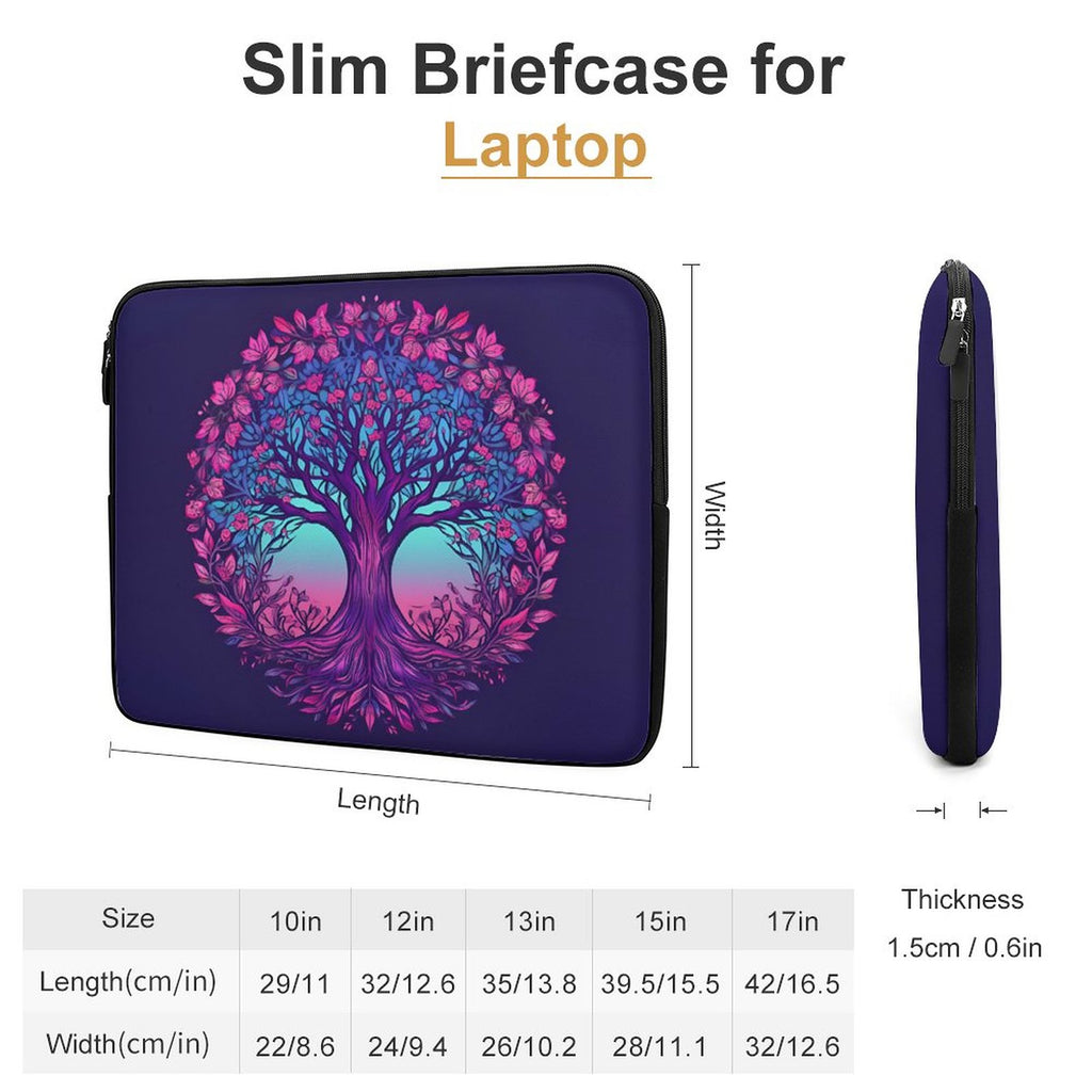 Funda para portátil con diseño de árbol
