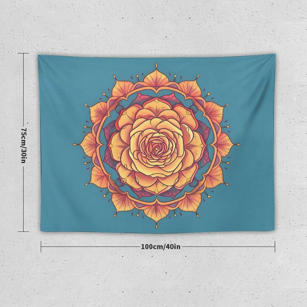 Tapiz de pared de rosas