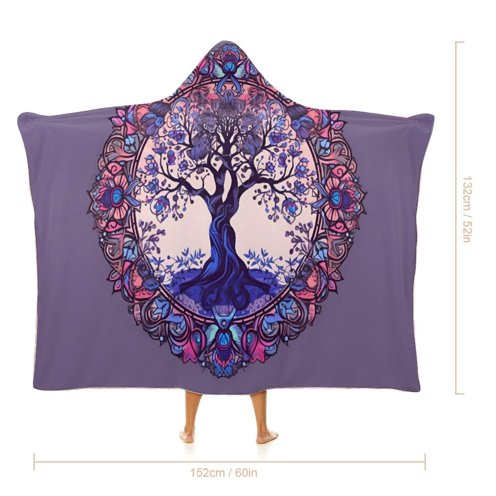 Tree Hooded Blanket