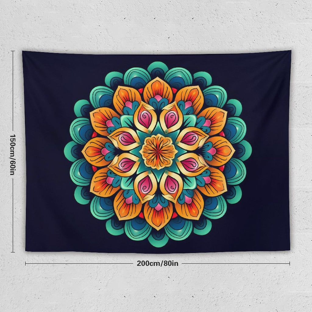Tapiz de pared de flores